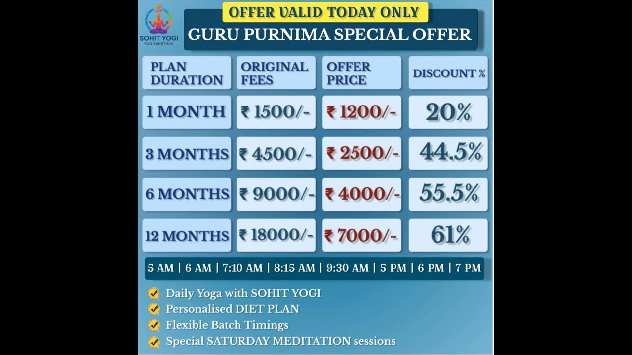 Online yoga class discount price live +91 92119 36133