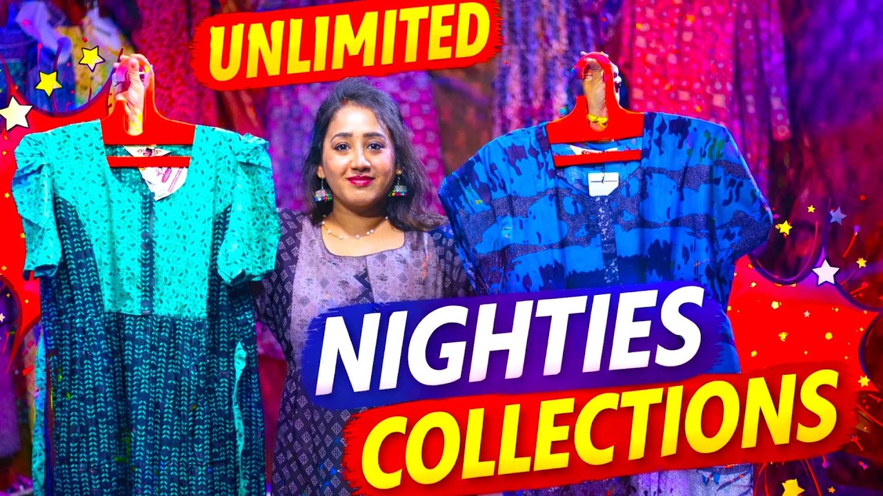 UNLIMITED NIGHITES COLLECTIONS | இது புதுசா இருக்கு | MOONLINE NIGHTIES