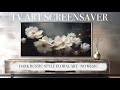 Tv art screensaver 2023  mixed vintage floral framed rustic 4k art  interior art