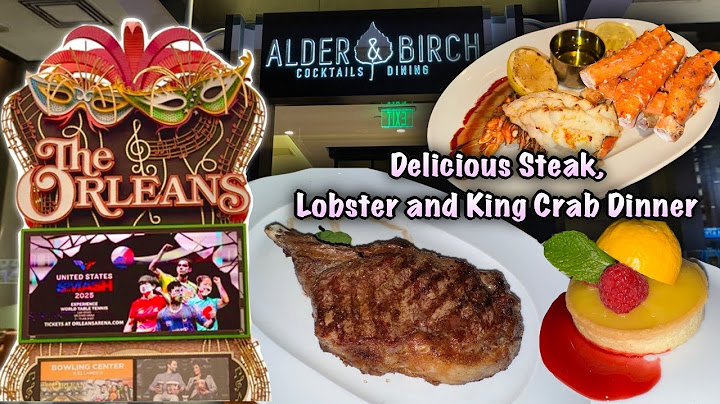 We Tried The STEAK, KING CRAB & LOBSTER at Alder and Birch And WOW!
