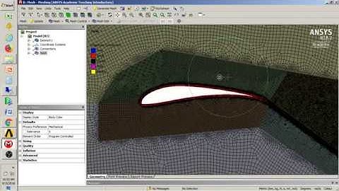 Airfoil 2D Geometry Prep and Mesh Controls