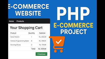PHP E-Commerce Project with Add to Cart & Checkout | Using HTML, CSS, Bootstrap, PHP & MySQL
