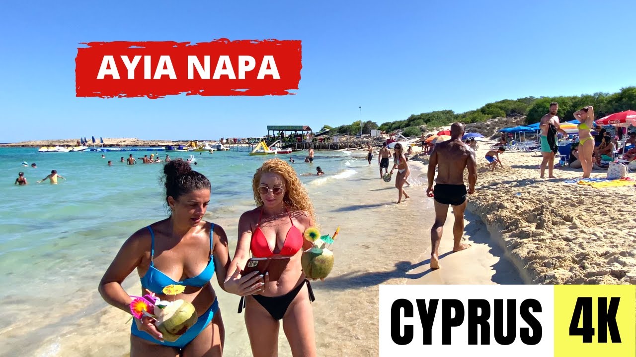 AYIA NAPA, CYPRUS 🇨🇾 [4K] Makronissos Beach