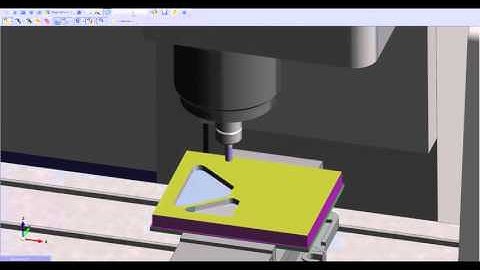 6. Edgecam Test Drive Milling Tutorial - Step5 - NC code
