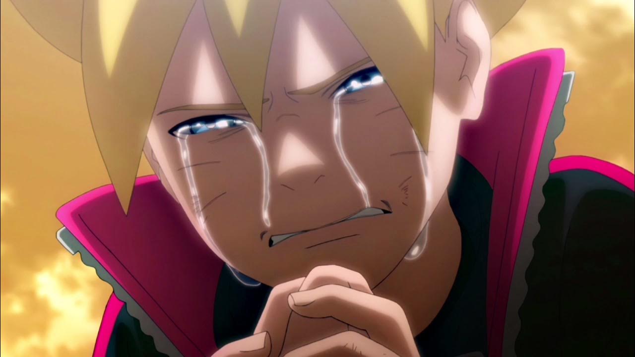 Stormy💫 on X: This random Boruto crying scene from a filler episode is  more iconic than gear 5 😭  / X