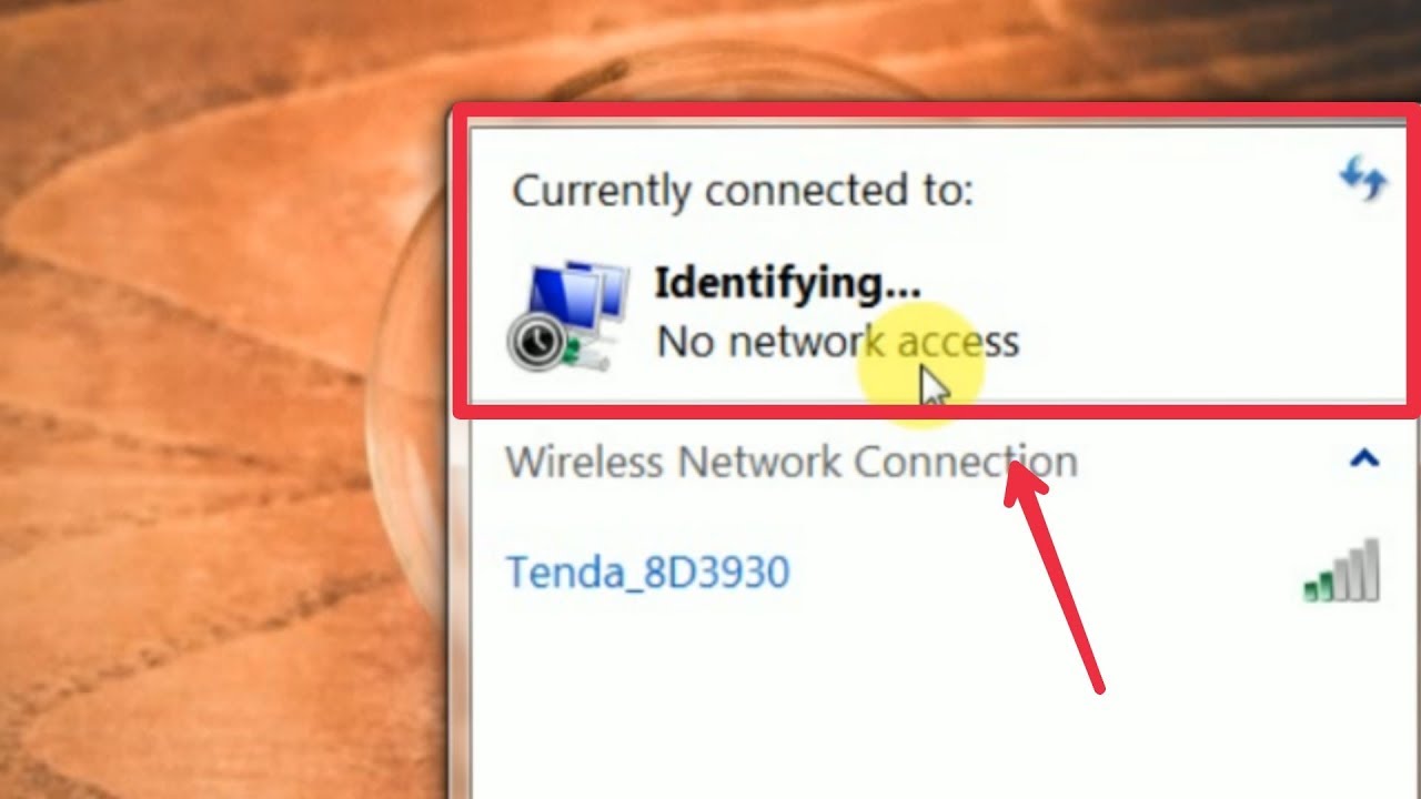 How to fix identifying no network access problem solve in pc youtube