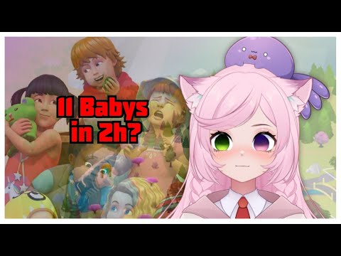 11 Babys in 2 Stunden die neuste Romcom! - Sims Challenge