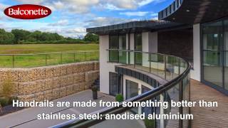 Information What are Balconette's Hybrid® Glass Balustrade Handrails made from News
