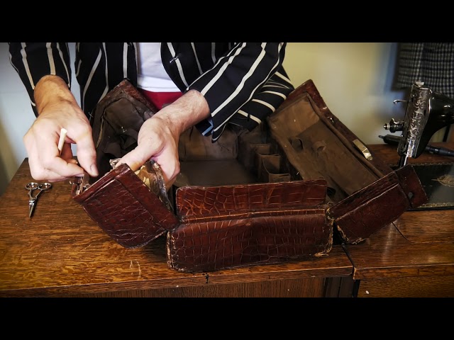 FADED Crocodile Leather Bag, Leather Cleaning and Restoration