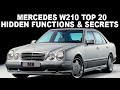 Mercedes w210 top 20 hidden functions secrets and useful tips  full secrets mercedes w210