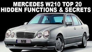 Mercedes W210 Топ 20 Скрытых Функций, Секреты и Интересные фишки / Подборка Секретов Mercedes W210