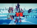 🏹3x LONGSHİP vs RANDOM ARMYS🗡😀😀- Totally Accurate Battle Simulator