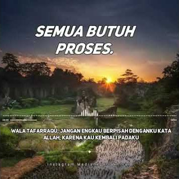 Semua butuh proses