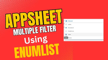 Multiple filter condition using enum list in Appsheet in hindi
