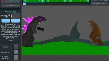 GIANT PUPPETEER vs godzilla x kong (sticknodes pikky animation)