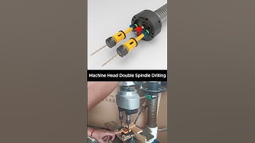 Machine Head Double Spindle Drilling   #mechanism #mechanic #gear #automation #engineering #3dcad