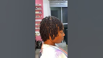 Mini twist on 4C natural hair #twistbraids #minitwists #trendinghairstyles #fypyoutube