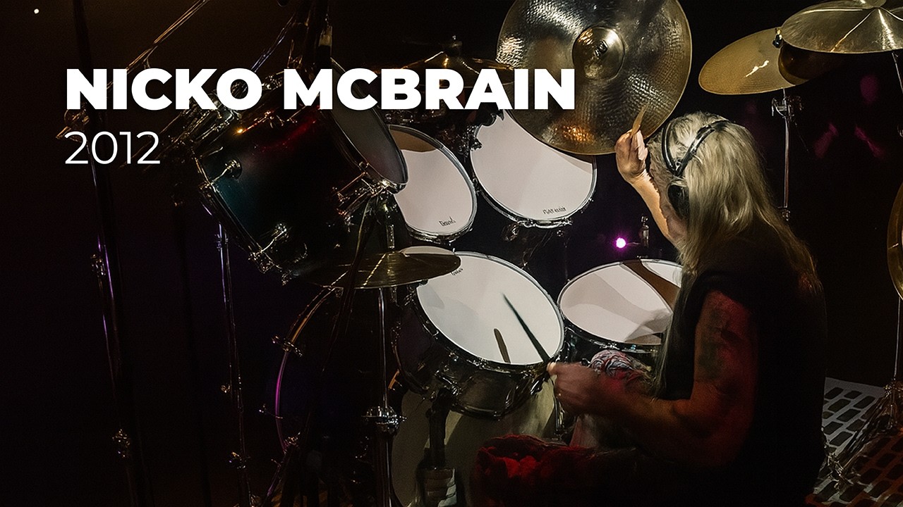 Nicko McBrain (Iron Maiden) - Adams Drummersfestival 2012