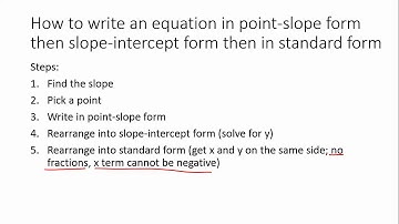 5 7 Day 2 Point Slope Form