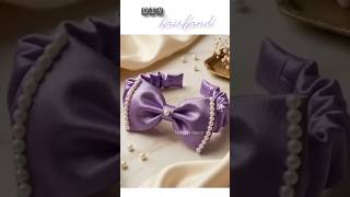 Diy beautiful Bow 🎀 hairband✨💞 #diy #shorts #hairband #hack