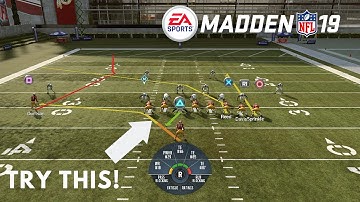 How To Beat ZONE COVERAGE in MADDEN 19