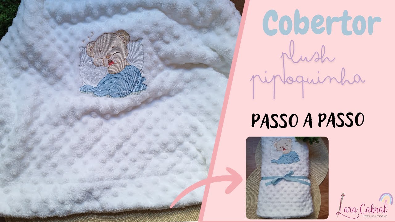 Aprenda a FAZER COBERTOR PLUSH Luxuoso : Passo a Passo em minutos!
