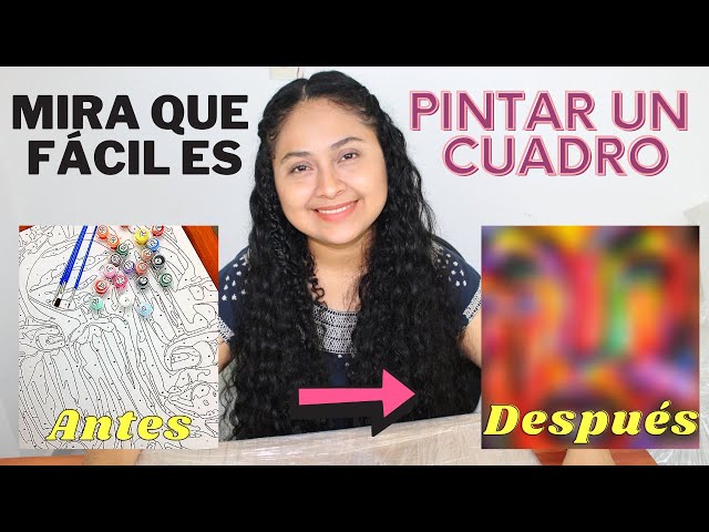 Cómo pintar con acrílicos?  Pintar por números - Pinta un cuadro