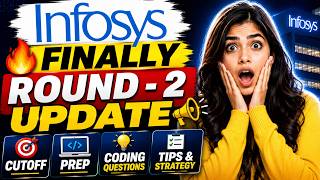 😱🔥Finally Infosys Round - 2 Update | Cuttoff, Prep, Coding Questions, Tips, Strategy | hire me plz