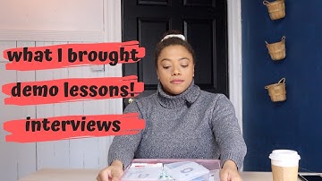 Special Education Teacher Interview: What I Brought + Demo Lesson Tips