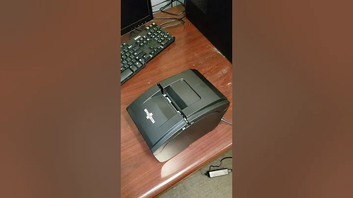 How to install receipt paper on dot matrix kitchen printer.