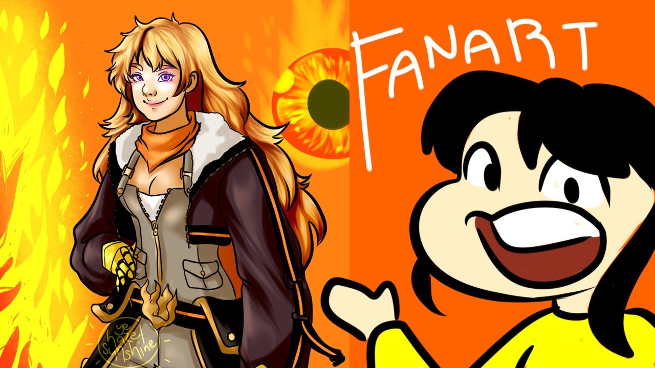 Fiery Baby Yang Xiao Long Fanart Rwby Speedpaint Youtube
