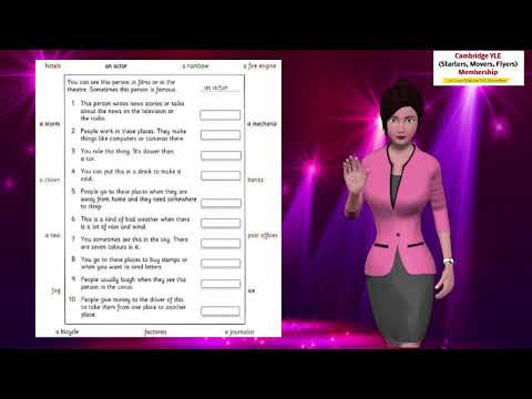 Video A2 Flyers Reading and Writing part 1 - youtube