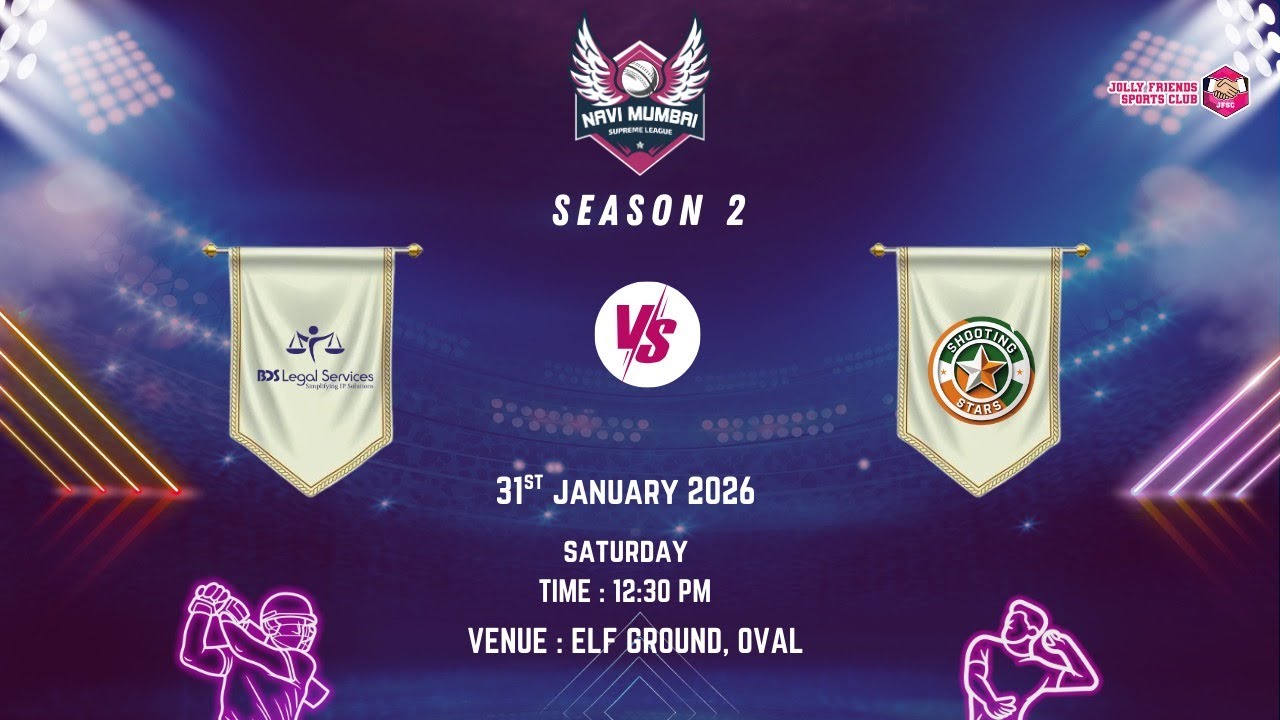 SHOOTING STARS VS BDS | JFSC | NAVI MUMBAI SUPREME LEAGUE SEASON 2