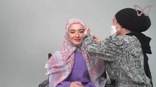 Hijab Tutorial by Hannah Delisha for DÈLICÍA Cotton Voile Collection