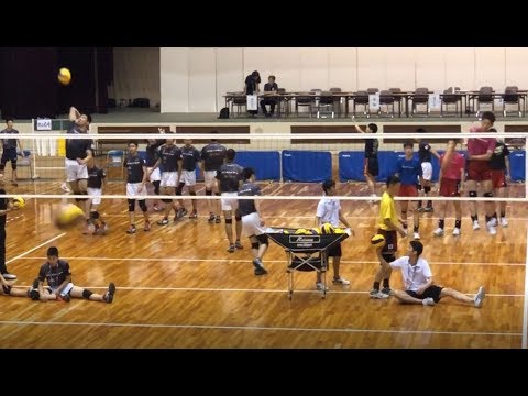 市立尼崎(兵庫) & 洛南高校(京都) スパイクアップ インターハイ2018男子決勝より Japan volleyball