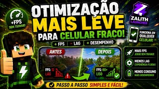 Zalith launcher!!! Melhor configuração pra zalith launcher e celular muito fraco.