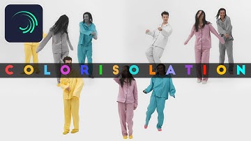 Color Isolation Effect in Alight Motion