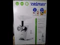 мясорубка ZELMER 5548/06W тест и ремонт муфты