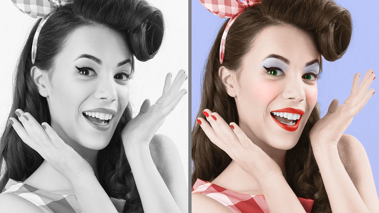 Photoshop Tutorial Best Way To Colorize Black White Photos Youtube