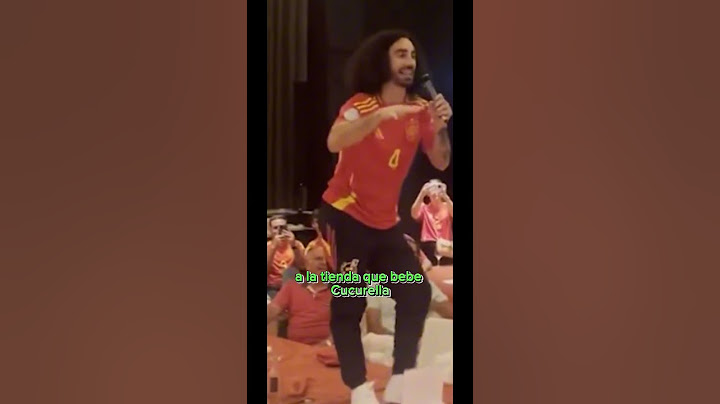 Cucurella canta su canción