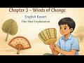 Winds of Change 🔥 | Class 9 English Chapter 3 | Full Explanation in Hindi | Kaveri Book