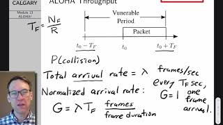 Celebrity Computer Networks Lecture 13: ALOHA Wealth