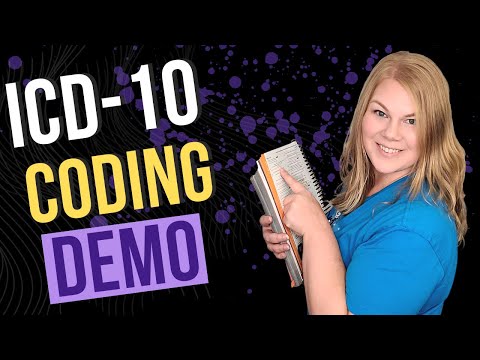 How to look up an ICD-10-CM code. Medical Coding Demonstration - Beginner Level Practice