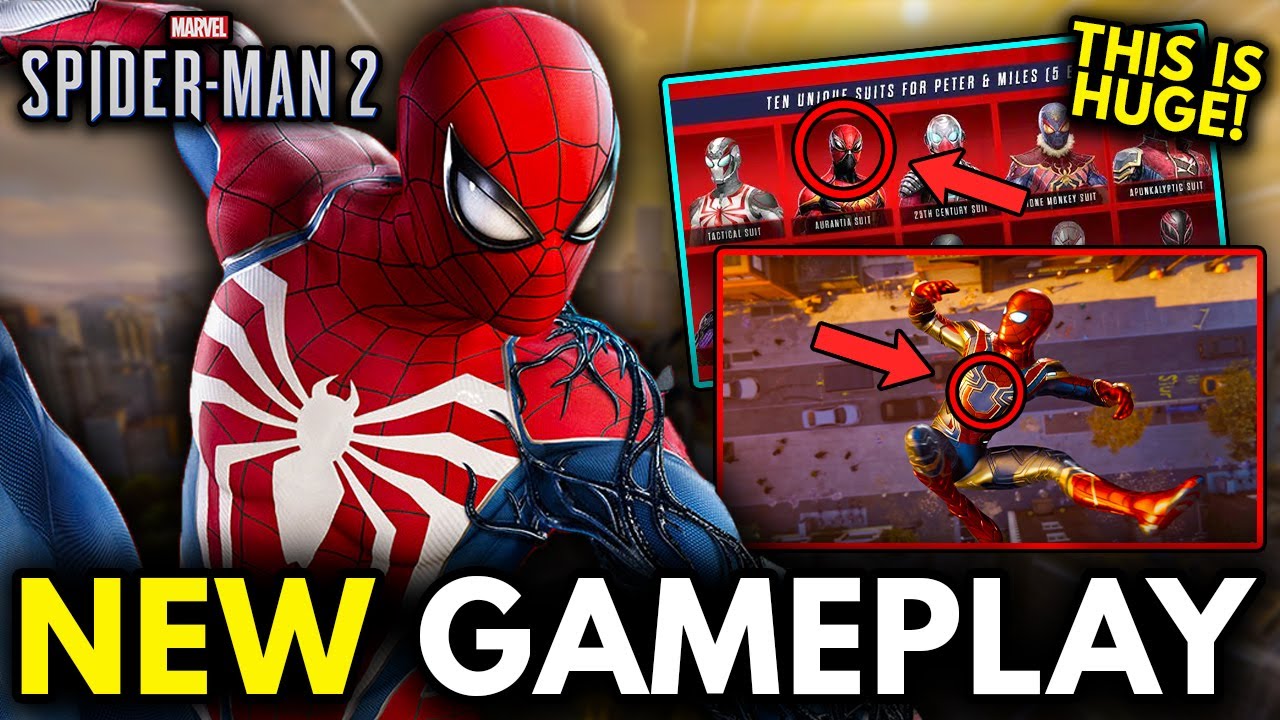 MARVEL'S SPIDER-MAN 2 Gameplay Video, Release Date, New Details