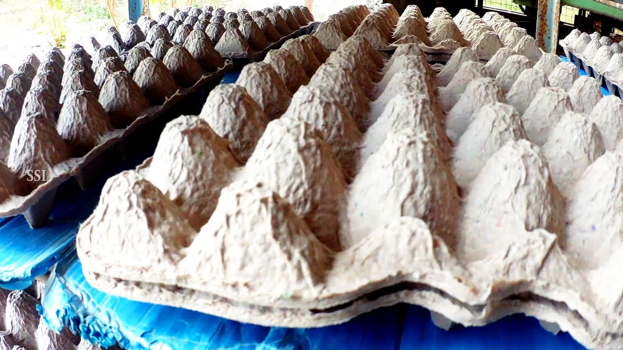 Fully Automated Egg Tray Making Use Waste paper - Small Factories / Small Scale IndustrieS