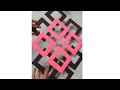 Making black and pink wall decor crafts by maheen fatima 