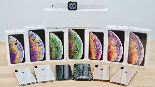 iPhone XS, XS Max & Apple Watch 4 Unboxing! All Colors