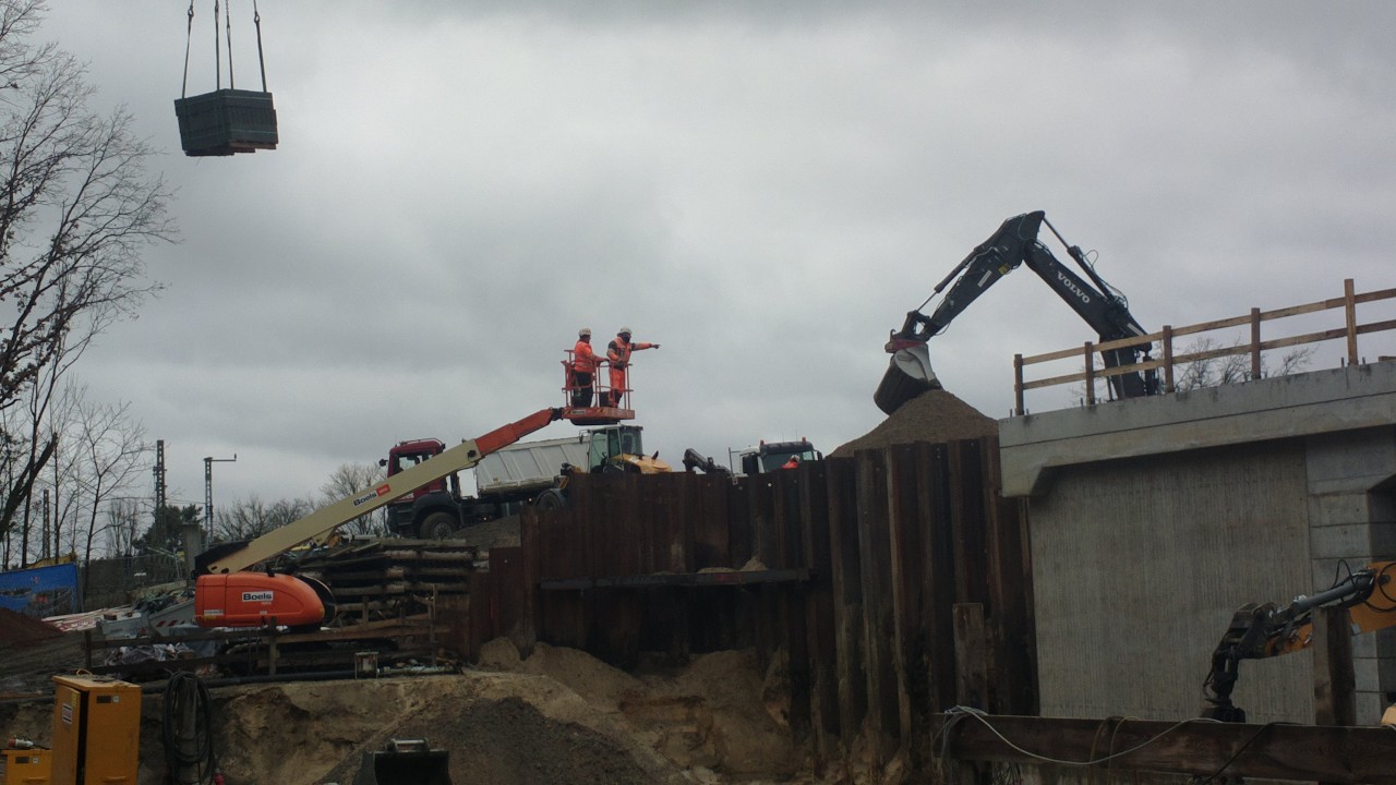 Строительство железнодорожной линии Кёпеник, № 26.