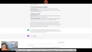 chatGPT | Practical Case for HR: Developing a Career Framework