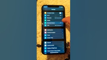 how to enable iPhone personal hotspot
